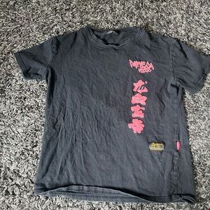 Black Graphic JapaneseDragon T-Shirt